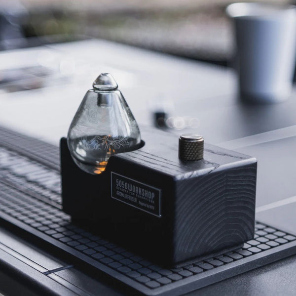 5050WORKSHOP ( フィフティフィフティワークショップ ) AROMA NEBULIZER | アロマディフューザー | オシャレ | プレゼント | ギフト | アロマ | リラックス | アウトドア | キャンプ | ケース付 | TR050-5WS-3810 | TR050-5WS-3809