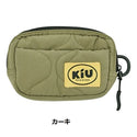 KiU ( キウ ) パデッドポーチM | ポーチ | K479 | 旅行 | アウトドア | キャンプ | レジャー | キルティング | 撥水 | 小物入れ | スタイリッシュ | シンプル | ロゴ | 可愛い | K479 | きう