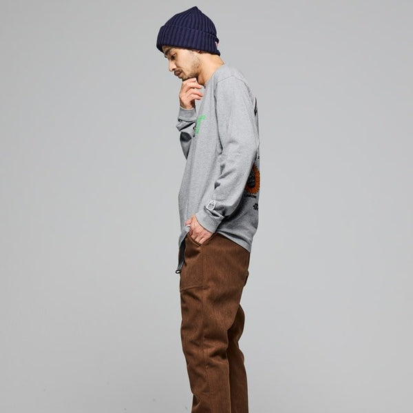 KRIFF MAYER ( クリフメイヤー ) チルタイムロンT ( キーホルダー ) MENS | メンズ | 2517808 | トップス | 長袖 | ウェア | 長袖シャツ | Tシャツ | ユニセックス | バックプリント | くりふめいやー | お出かけ | アウトドア | キャンプ | レジャー