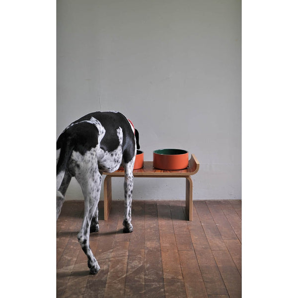 DULTON ( ダルトン ) DOUBLE WALL DOG BOWL ダブル ウォール ドッグ ボウル | ズレにくい | ペット用品 | 水 | においがつきにくい | 汚れがつきにくい | エナメル | マット | シンプル | 餌入れ | ドッグフード入れ | 愛犬 | 犬用