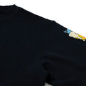 go slow caravan ( ゴースローキャラバン ) 空紡糸裏毛 猫と麦酒 ヘムスピンドルクルースウェット | MENS | WOMENS | メンズ | レディース | トップス | 長袖 | ウェア | 可愛い | オシャレ | 352608