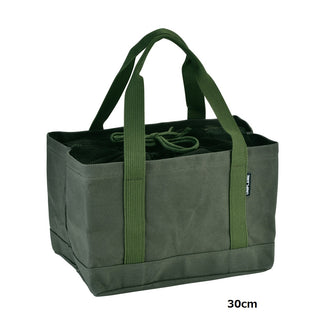 UNIFLAME ( ユニフレーム ) 焚き火鍋26cmケース | 18cmケース | トートバッグ | モスグリーン | アウトドア | キャンプ | 持ち運び | ギアケース | 巾着 | 帆布 | ゆにふれーむ | 659953 | 659946