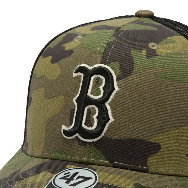 '47 ( フォーティーセブン ) '47 トラッカー ボストン・レッドソックス MLB CAMO ウッドランドカモ | 帽子 | キャップ | 日よけ | アウトドア | キャンプ | レジャー | サイズ調整 | 野球帽 | 14920291 | ふぉーてぃーせぶん