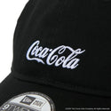 NEW ERA ( ニューエラ ) 9TWENTY Coca-Cola コカ･コーラ ブラック キャップ 帽子 ベースボールキャップ コカコーラ ロゴキャップ メンズ レディース ユニセックス 男女兼用 カジュアル ストリート ブランドキャップ アジャスタブル サイズ調整可能 黒 ブラック 15154853