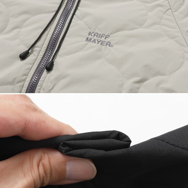 KRIFF MAYER ( クリフメイヤー ) キルティングフードジャケット | MENS | メンズ | 2525105 | ジャケット | アウター | フード | 防寒 | 暖かい | 冬 | シンプル | オススメ | キルティング | 軽い | くりふめいやー