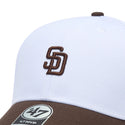 '47 ( フォーティーセブン ) '47 エムブイピー サンディエゴ・パドレス STADIUM ADDRESS ベースランナー ホワイト ブラウンバイザー | 帽子 | キャップ | 日よけ | シンプル | オシャレ | アウトドア | キャンプ | レジャー | 14920306