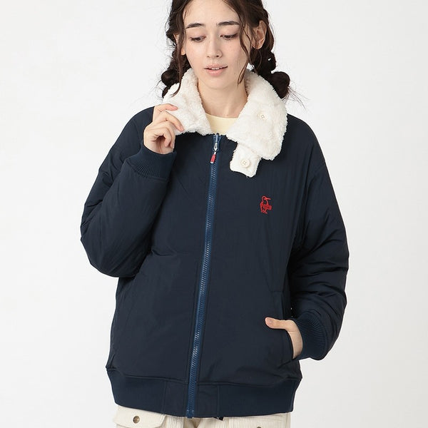 CHUMS ( チャムス ) ブービーエルモリバーシブルブルゾン ブルゾン リバーシブル 2WAY ジャケット アウター 秋冬 防寒 メンズ レディース ユニセックス おしゃれ オーバーサイズ フリース CH04-1521