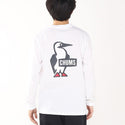CHUMS ( チャムス ) ブービーロゴロングスリーブTシャツ | ロンT | ロングTシャツ | 長袖 | 長袖Tシャツ | バックプリント | ホワイト | ブラック | CH01-2727 | お出かけ | トップス | アパレル | ちゃむす