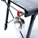 AS2OV ( アッソブ ) フォールディングテーブル | FOLDING TABLE | ブラック | 492502-10 | 大型テーブル | キャンプ | BBQ | デュオキャンプ | ソロキャンプ | 調整可能 | 高さ調節 | アルミ | 軽量 | ワンタッチ | ランタンポール | バッグ付 | あっそぶ