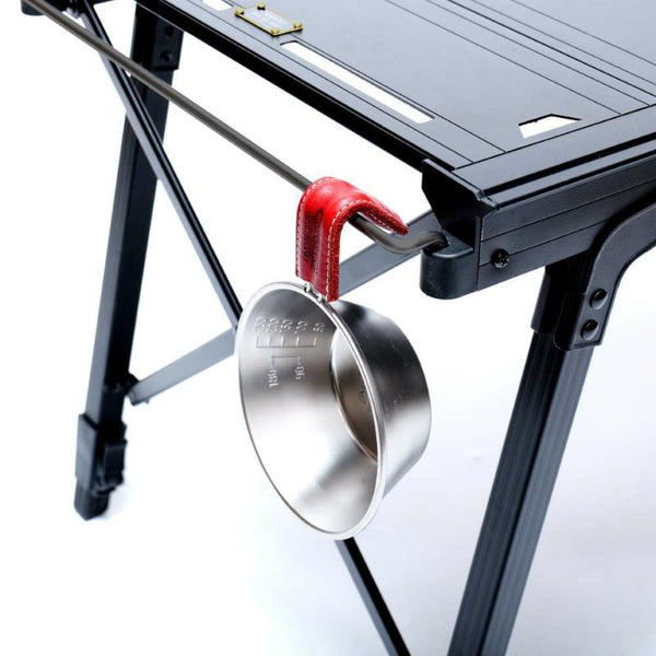 AS2OV ( アッソブ ) フォールディングテーブル | FOLDING TABLE | ブラック | 492502-10 | 大型テーブル | キャンプ | BBQ | デュオキャンプ | ソロキャンプ | 調整可能 | 高さ調節 | アルミ | 軽量 | ワンタッチ | ランタンポール | バッグ付 | あっそぶ