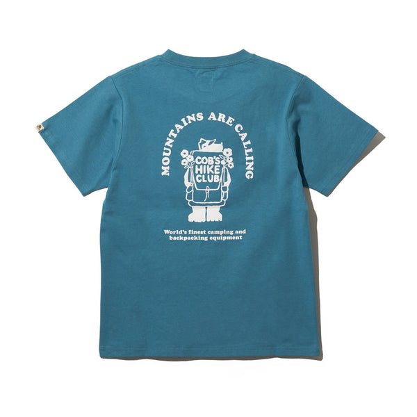 COBMASTER ( コブマスター ) COB HIKECLUB TEE | シャツ | 半袖 | ウェア | トップス | Tシャツ | 吸水速乾 | レジャー | アウトドア | キャンプ | 81149100 | カジュアル | ワイドシルエット | 綿100％ | シンプル | こぶますたー