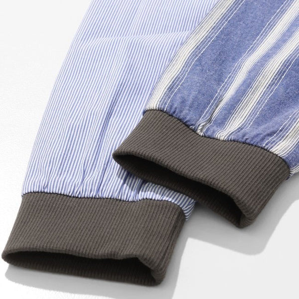 KRIFF MAYER ( クリフメイヤー ) バンドカラー袖リブハッピーシャツ | MENS | 2537000 | 長袖 | シャツ | オシャレ | メンズ | 男性用 | スナップボタン | トップス | インナー | アパレル | 春 | 羽織る | お出かけ | くりふめいやー | カジュアル