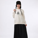 CHUMS ( チャムス ) 守矢努 ツインズクルートップ Twins Crew Top メンズ スウェット トレーナー クルーネック 裏起毛 USAコットン100％ オーバーサイズ ゆったり 長袖 トップス 温故知新 ブービーツインズ ステンシル アート アウトドア キャンプ 秋冬 CH00-1595