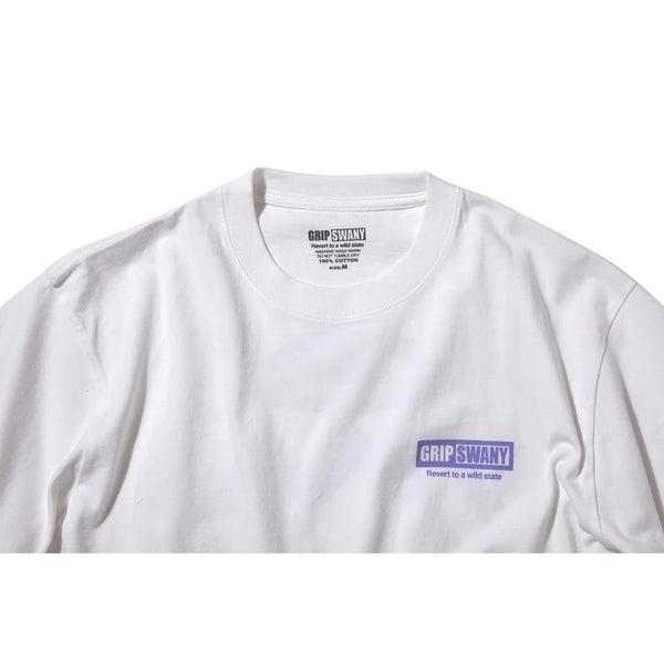 GRIP SWANY ( グリップスワニー ) 【 GSMCT0011 】 NATURE PRINT TEE | Tシャツ | 半袖 | 夏服 | シャツ | アウトドア | キャンプ | レジャー | 半袖Tシャツ | バックプリント | 綿100％ | ぐりっぷすわにー