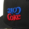 NEW ERA ( ニューエラ ) 59FIFTY Coca-Cola コカ･コーラ ブラック キャップ 帽子 59FIFTY フィッテッドキャップ メンズ レディース コカコーラ ロゴ 刺繍 カジュアル ストリート 15154864