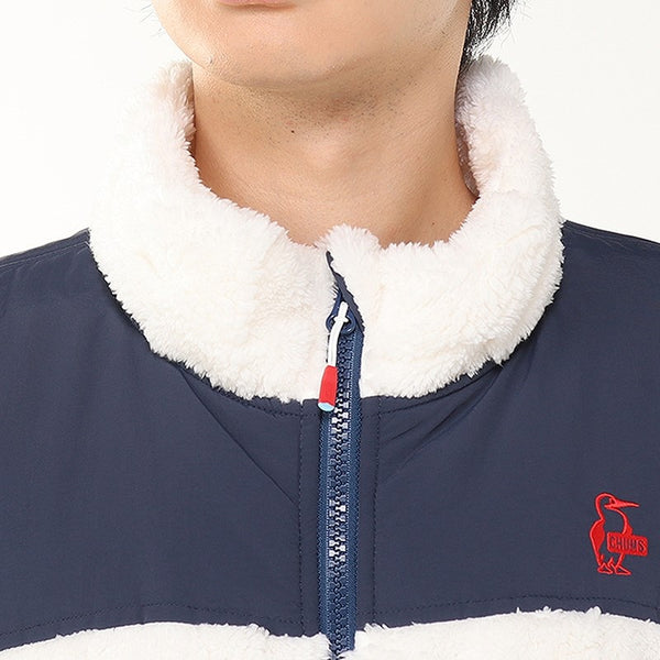 CHUMS ( チャムス ) ブービーエルモジャケット | アウター | フリース | ジャケット | 上着 | 冬 | もこもこ | 防寒 | アウトドア | キャンプ | レジャー | お出かけ | 刺繍 | ワンポイント | ブービーバード | CH04-1481 | ちゃむす | 保温