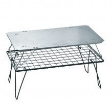 UNIFLAME ( ユニフレーム ) フィールドラック ステンレス天板III | アウトドア | ラック | テーブル | キャンプ | コンパクト | シンプル | 持ち運び | ゆにふれーむ | 611562