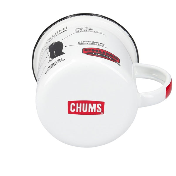 CHUMS ( チャムス ) エナメルマグ | 食器 | テーブルウェア | マグ | マグカップ | レトロ | ホーロー | 琺瑯 | エナメル | 保温 | 冷めにくい | キャンプ | ピクニック | デイキャンプ | 375ml | CH62-2177 | ちゃむす