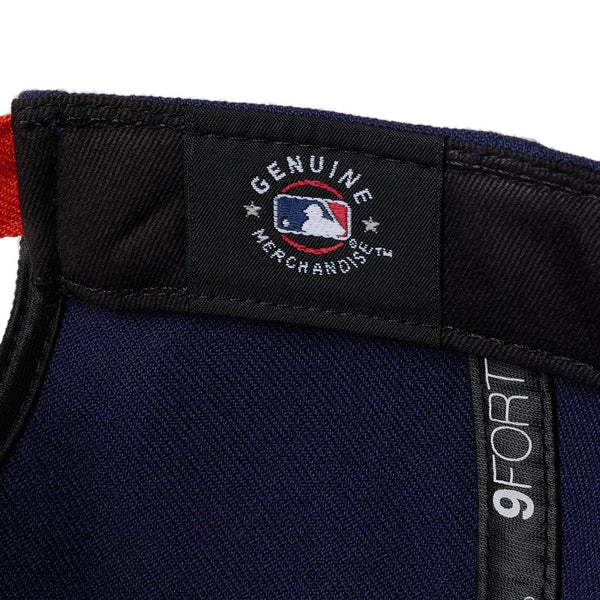NEW ERA ( ニューエラ ) 9FORTY 2-Tone Woven Label デトロイト・タイガース ライトネイビー オレンジエイドバイザー | 帽子 | キャップ | 14667832 | ポリエステル | 日よけ | オシャレ | ベルクロストラップ | ユニセックス | にゅーえら