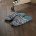 DULTON ( ダルトン ) SLIPPERS SAMOA スリッパ サモア | メンズ | レディース | 履物 | 室内 | 家 | 来客 | 自宅 | 織り柄 | サモア柄 | ルームシューズ | 袋付 | 旅行 | 行事 | 持ち運び | 携帯 | RN-0783 | だるとん