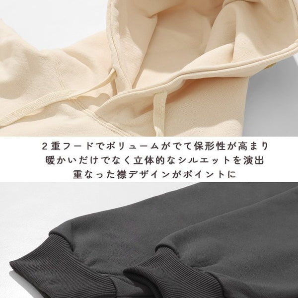 KRIFF MAYER ( クリフメイヤー ) サガラ刺繍裏起毛パーカー ( フードロゴ ) LADYS | レディース | W2527821 | パーカー | 秋 | 冬 | 裏起毛 | 乾きやすい | お出かけ | アウトドア | レジャー | 防寒 | くりふめいやー