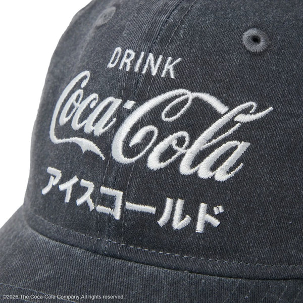 NEW ERA ( ニューエラ ) 9TWENTY コカ･コーラ アシッドウォッシュ ダークグレー 920 キャップ 帽子 ベースボールキャップ メンズキャップ レディースキャップ ユニセックスキャップ Coca-Cola コカコーラ Coca Cola コカコーラキャップ コカ･コーラキャップ 15154855