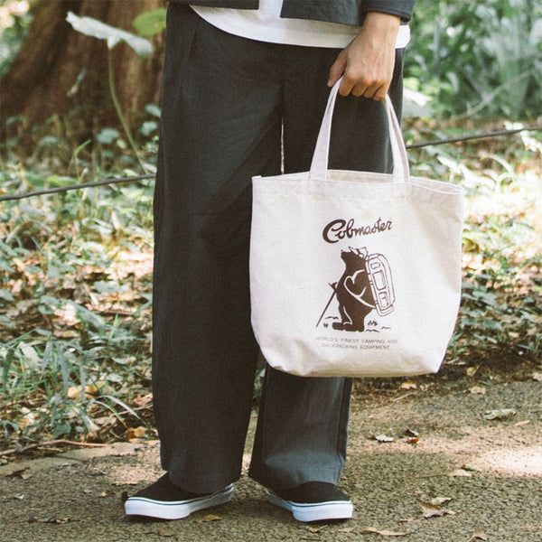 COBMASTER ( コブマスター ) COB BEAR LOGO TOTE | トートバッグ | バッグ | 80021500 | シンプル | ピクニック | 通勤 | 可愛い | ロゴ | こぶますたー | 買い物バッグ | 使いやすい | トートバッグ