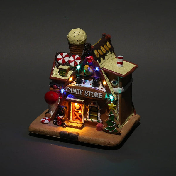 DULTON ( ダルトン ) LED BRILLIANT HOUSE LED ブリリアント ハウス キャンディーストア キャンディーショップ | オブジェ | 光る | インテリア | クリスマス | 置物 | プレゼント | ギフト | X24-0721 | X24-0722 | だるとん