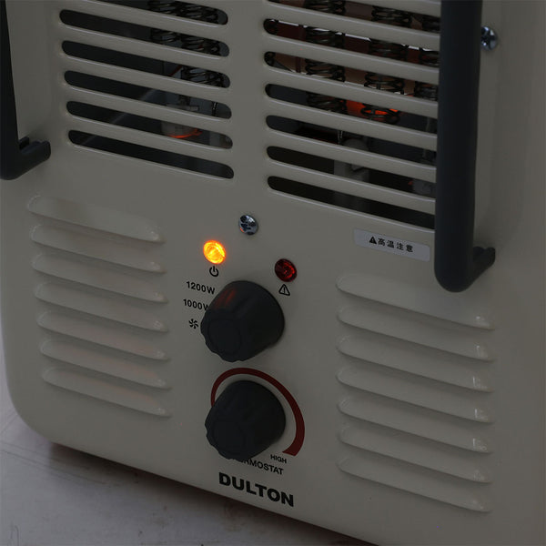 DULTON ( ダルトン ) スチール ミルクハウス ヒーター 電気ヒーター 小型ヒーター 足元ヒーター 温風 送風 レトロ おしゃれ 暖房 暖房器具 キッチン デスクワーク デスク下 寒さ対策 冬家電 リビング スチール コンパクト DS-1189