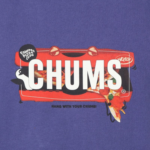 CHUMS ( チャムス ) チャムスピザボックスTシャツ | トップス | Tシャツ | シャツ | 半袖 | ウェア | 夏服 | CH01-2518 | グラフィックTシャツ | コットン | レトロ風 | オシャレ | バックプリント