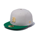NEW ERA ( ニューエラ ) 59FIFTY Cactus & Grape Fruit デトロイト・タイガース ストーン ケリーグリーンバイザー | 帽子 | キャップ | 日よけ | ポリエステル | コットン | ユニセックス | 14921968 | にゅーえら