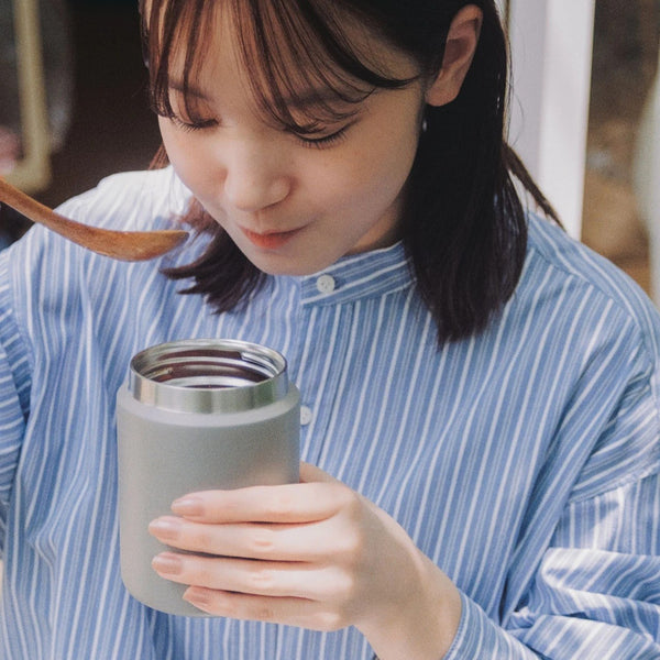RIVERS ( リバーズ ) スープジャー モク 400 スープボトル 保温 保冷 真空断熱 400ml ランチ お弁当 ランチジャー スープ容器 天然木 オフィス レディース メンズ ギフト プレゼント フードジャー フードポット ピクニック KT002