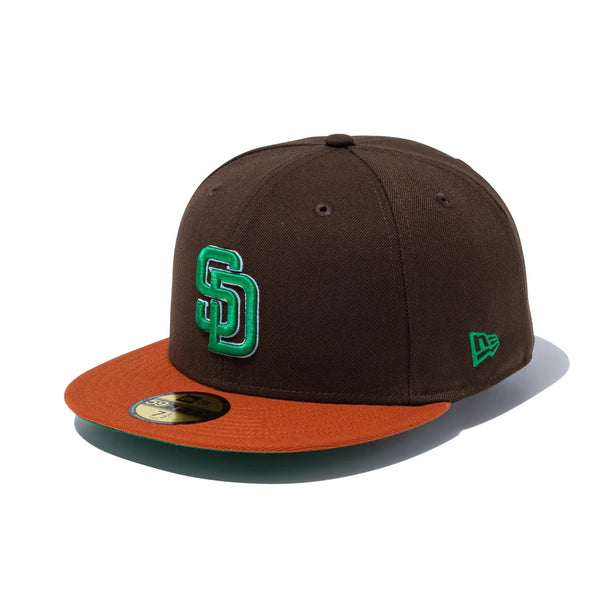 NEW ERA ( ニューエラ ) 59FIFTY Cactus ＆ Grape Fruit サンディエゴ・パドレス ウォルナット ラストバイザー | 帽子 | キャップ | 日よけ | オシャレ | アウトドア | お出かけ | レジャー | キャンプ | 14921971 | にゅーえら
