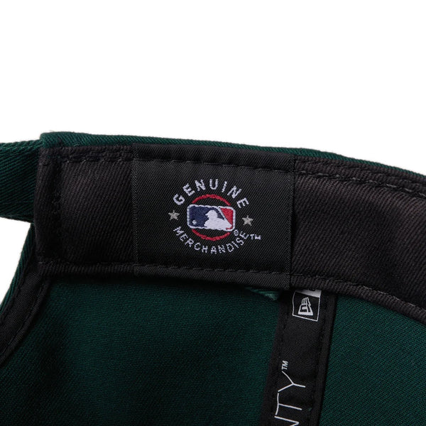 NEW ERA ( ニューエラ ) 9TWENTY MLB Chain Stitch チェーンステッチ オークランド・アスレチックス ダークグリーン | 帽子 | キャップ | 緑 | サイズ調整 | クロスストラップ | ユニセックス | 日よけ | オシャレ | 14668015 | にゅーえら