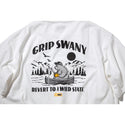 GRIP SWANY ( グリップスワニー ) 【 GSWCT0043 】 W`S BEAR PRINT TEE | シャツ | ウィメンズ | レディース | Tシャツ | 半袖 | 夏服 | バックプリント | シンプル | 綿100% | ロゴ | クマ