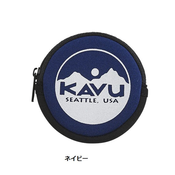 KAVU ( カブー ) サークルコインケース コインケース | 小物入れ | 小銭入れ | ポリエステル | シンプル | ジッパー付き | アウトドア | キャンプ | 旅行