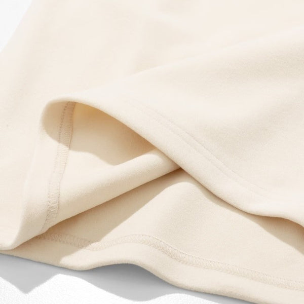 KRIFF MAYER ( クリフメイヤー ) もちのびクルーネックインナー | 長袖 | インナー | 無地 | シンプル | MENS | メンズ | レディース | ユニセックス | 2525600 | 伸びる | もちもち | 起毛 | 保温 | 冬 | 秋 | グレー | ブラック | ナチュラル | ホワイト | くりふめいやー