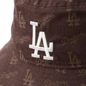 NEW ERA ( ニューエラ ) バケット01 MLB Jacquard ロサンゼルス・ドジャース ブラウン | 帽子 | バケットハット | ハット | 日よけ | UVカット | コットン | 高級感 | お出かけ | オシャレ | 14744777 | にゅーえら