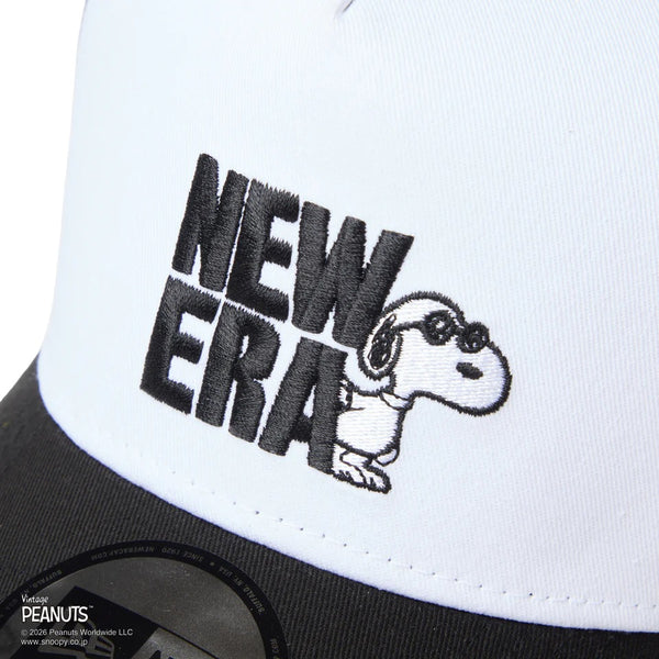 NEW ERA ( ニューエラ ) 9FORTY A-Frame トラッカー Vintage PEANUTS ピーナッツ JOE COOL ジョー・クール | スヌーピー | ユニセックス | サイズ調整 | 日よけ | オシャレ | カーブドバイザー | メッシュ | 14865347 | 14865348 | にゅーえら