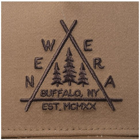 NEW ERA ( ニューエラ ) 9FORTY A-Frame トラッカー Triangle Woods Logo