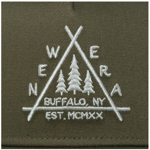NEW ERA ( ニューエラ ) 9FORTY A-Frame トラッカー Triangle Woods Logo