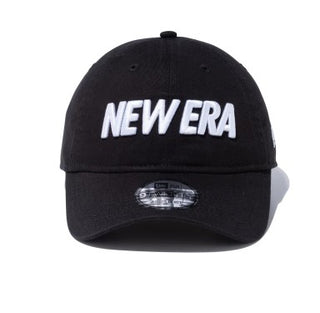 NEW ERA ( ニューエラ ) 9TWENTY ワードマークロゴ ブラック × ホワイト  13552108