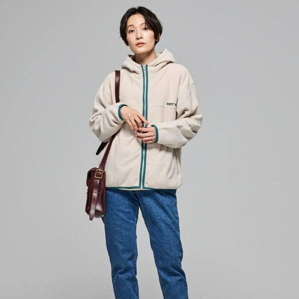 KRIFF MAYER ( クリフメイヤー ) ブークレジップパーカー | LADYS | レディース | W2517832 | 軽い | 暖かい | 羽織り | パーカー | 秋 | 冬 | 裏起毛 | 体型カバー | カジュアル | くりふめいやー