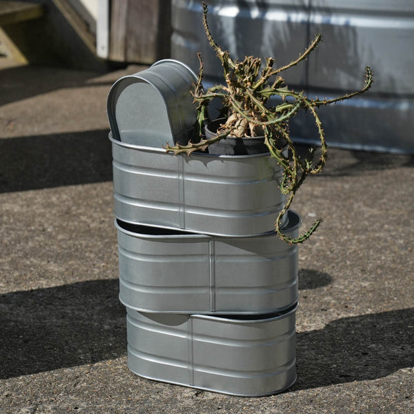 DULTON ( ダルトン ) GALVANIZED DESKTOP TANK ガルバナイズド デスクトップ タンク | 入れ物 | 鉢カバー | 小物入れ | 鉛筆立て | シンプル | かっこいい | インテリア | 収納 | だるとん