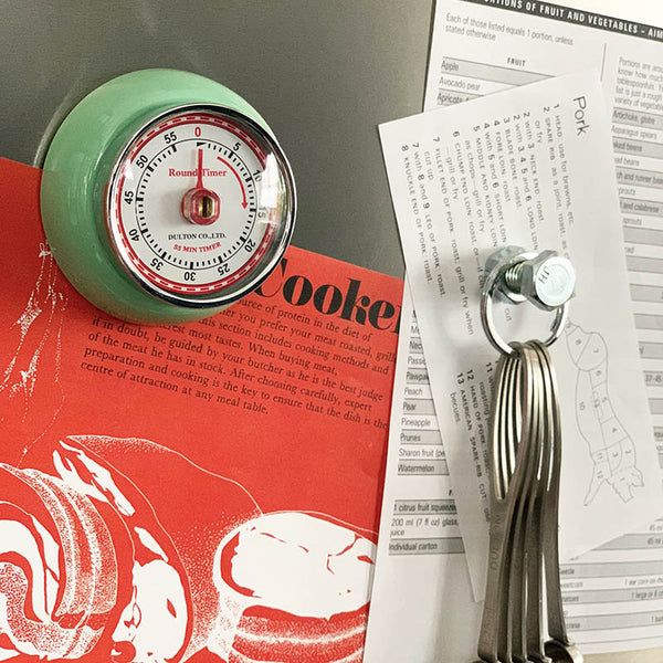 DULTON ( ダルトン ) KITCHEN TIMER WITH MAGNET キッチン タイマー ウィズ マグネット | アナログ | キッチン用品 | キッチン | 可愛い | カラバリ | 存在感 | 100-189 | だるとん
