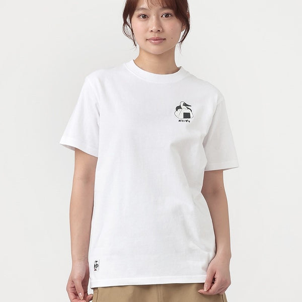CHUMS ( チャムス ) ブービーオニギリフレンズTシャツ | 半袖 | 半袖Tシャツ | Tシャツ | 夏服 | バックプリント | 可愛い | オシャレ | おにぎり | 食べ物モチーフ | CH01-2743 | ちゃむす | コットン100%