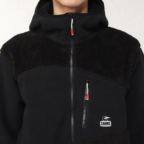 CHUMS ( チャムス ) ボンディングフリースパネルパーカー アウター | フリース | パーカー | フリース | マイクロフリース | ブービー | 刺繍 | 冬服 | フード付き | アウトドア | キャンプ | CH04-1419