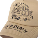 GRIP SWANY ( グリップスワニー ) 【 GSUA-162 】 BEAR TRUCKER CAP | 帽子 | キャップ | 日よけ | 紫外線対策 | UVカット | アウトドア | レジャー | キャンプ | メッシュ | トラッカーキャップ | サイズ調整 | ぐりっぷすわにー