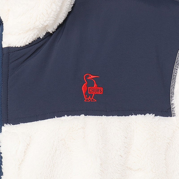 CHUMS ( チャムス ) ブービーエルモジャケット | アウター | フリース | ジャケット | 上着 | 冬 | もこもこ | 防寒 | アウトドア | キャンプ | レジャー | お出かけ | 刺繍 | ワンポイント | ブービーバード | CH04-1481 | ちゃむす | 保温