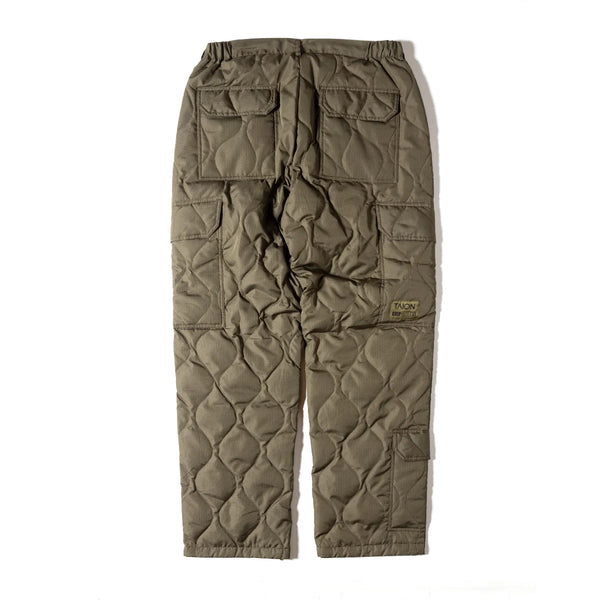 GRIP SWANY ( グリップスワニー ) 【 TAION-GRIPSWANY-PT01 】 TAION X GRIP SWANY DOWN CARGO PANTS | ロングパンツ | アウトドア | キャンプ | レジャー | ダウン | 保温 | 冬 | ユニセックス | 防寒 | ぐりっぷすわにー | タイオン